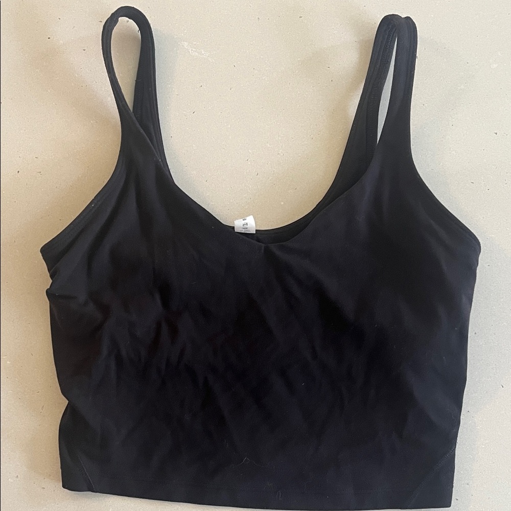 lululemon athletica Black Tank Top